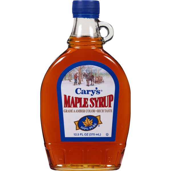 Cary's Pure Maple Syrup, Grade A Amber, 12.5 Fluid Ounces