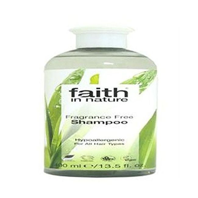 Faith In Nature Fragrance Free Shampoo 400ml x 12 (Pack of 12)