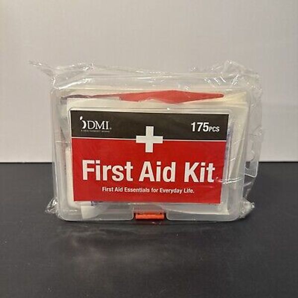 First Aid Kit Box Survival Supplies Emergency Prepared Exp. 03/2028