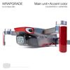 Wrapgrade Skin Compatible with DJI Mavic Mini | Accent Color (Japan RED)