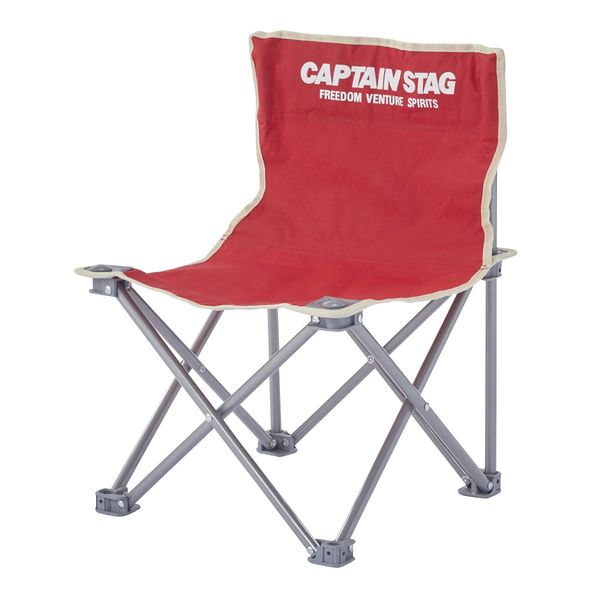 CAPTAIN STAG M-3919 Palette Compact Chair (Mini), Red