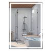 Dimmable Bathroom Mirror with LED Lights, 3 Colors, Memory Function