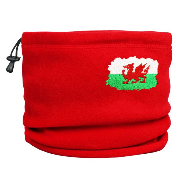 Wales Flag Super Soft Toggle Snood (Red)