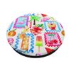 Tropical Fruit Patchwork Collage European Summer Coquette PopSockets Adhesive PopGrip