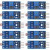 10pcs 5MM LDR Photosensitive Sensor Module Light Dependent Resistor Sensor Module Digital Light Detection LM393 3 pins for Arduino