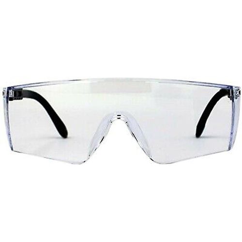 Boxer Clear Lens Black Temple Safety Glasses, Anti-Scratch-Fog (Pack of 1)
