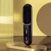 USB Rechargeable Portable Straightener Brush with Temperature Control