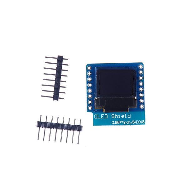 DollaTek OLED Display Module OLED Shield 0.66" inch 64X48 LCD module IIC/I2C interface