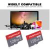 Two Memory Cards Micro SD Card 128GB with SD Adapter, C10, UHS-1, A1, Microsd, TF Card