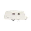Oxford Diecast 76CC001 Carlight Continental Caravan Light Grey