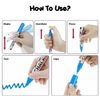 LMS Data 6mm Liquid Chalk Marker Pen, 10 Color Set