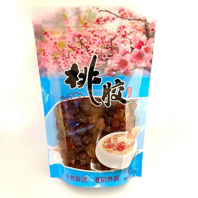 1LB 16oz 大桃膠 大桃胶 Big Tao Jiao Peach Resin Peach Gum Snow bird nest 搭配皂角米 雪莲子 雪燕窝