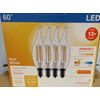 Sylvania LED Decorative Candle B10 light bulbs Soft White Dimmable Bent Tip