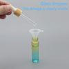 10Pcs Eye Dropper Bottle Set, 10ml (1/3oz) Yellow Blue Gradient Thickened Gla...