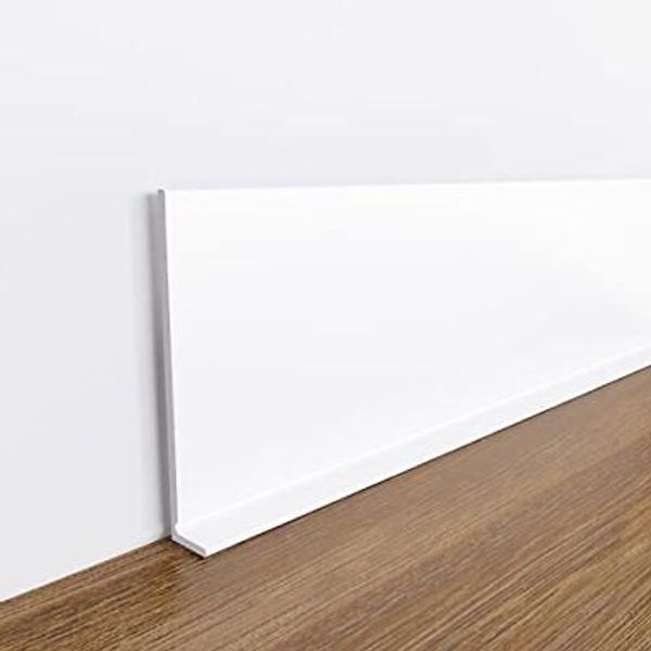 Vinyl Wall Base Flexible Baseboard Molding Trim 5 Inches X 40 Feet 1 White