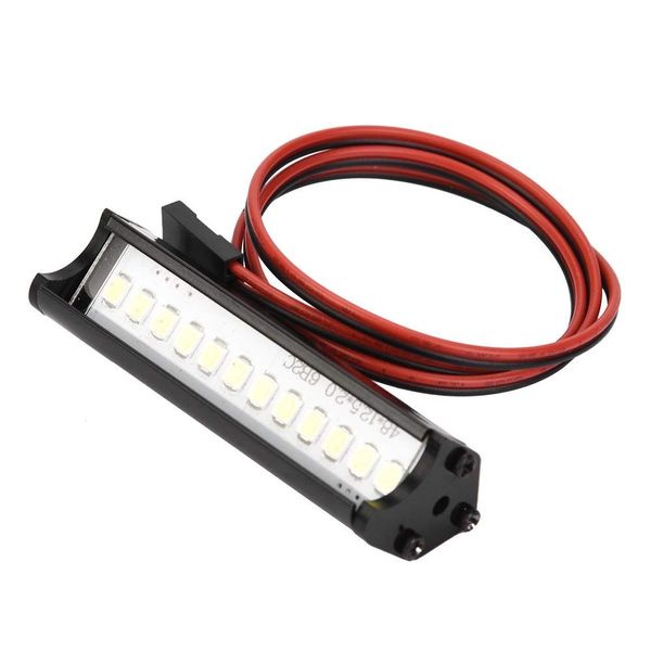 Dilwe RC Car LED Light Bar, 55mm RC Crawler LED Light Bar LEDs Lamp Accessory Compatible with for TRX4 90046 90048 SCX10 1:10 RC Car