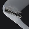 6 Ring Binder Cover Ring Binder File Folders A5 Document Holder File Organiser Protector with Tie Rope, 1 Pc