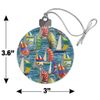 GRAPHICS & MORE Sailboat Sailing Pattern Acrylic Christmas Tree Holiday Ornament