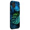 iPhone 11 Space Floral Blue Galaxy Elephant Ear Leaves Case