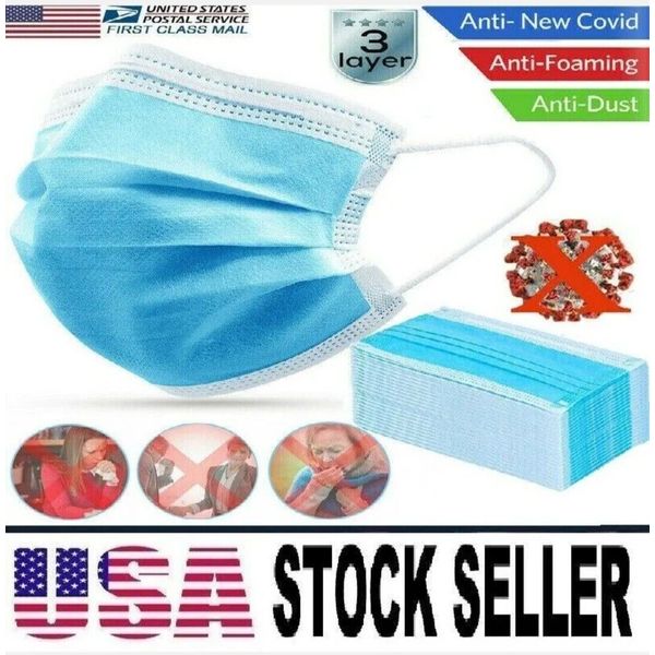 Disposable 3-layer masks (100 pcs)