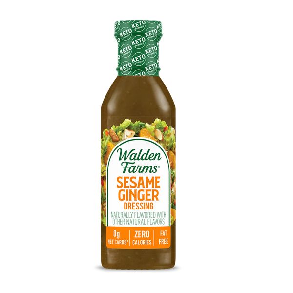 NEW - Walden Farms Salad Dressing, Sesame Ginger - 12 fl. oz.