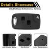 TUCKBOLD 2 Button Key Fob Shell Case for Lexus RX300 2000 Keyless Entry Remote Replacement Case Black