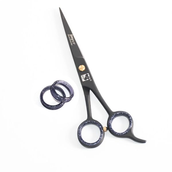 Jimy Professional Hair Scissors 6.5" Stainless Steel Sharp - Smooth Razor Edge Series Shears for Hair Cutting, Hair Cut Scissor for Women & Men and Salon (Barber Scissors)