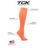 TCK Krazisox Neon Over the Calf (Neon Orange, Medium)