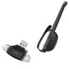 BoxWave Smart Gadget Compatible with LiberLive C1 Stringless Smart Guitar - AllReader SD Card Reader, microSD Card Reader SD Compact USB - Jet Black