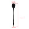 ECSiNG 3.5mm TRS Omnidirectional Condenser Microphone Length 17cm Compatible with DJI Wireless Mic Transmitters