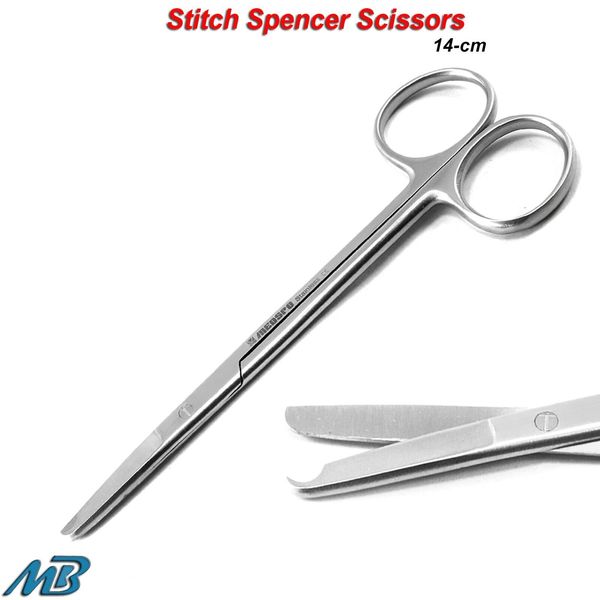 Surgical Stitch Cutting Scissors Dental Medical Suturing Spencer  Vet Scissors