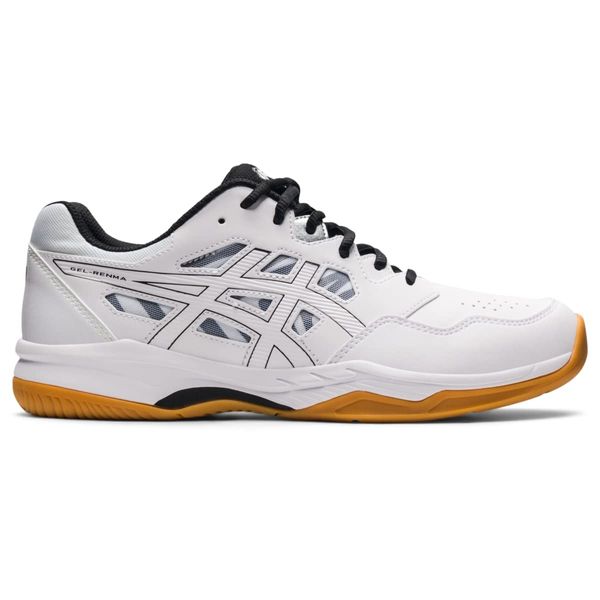 ASICS Men's Gel-RENMA Pickleball Shoes, 11.5, White/Black