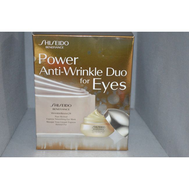 Shiseido Power Anti Wrinkle Duo For Eyes Set New Boxed