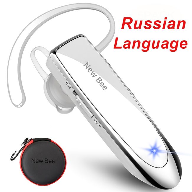 New Bee B45 Bluetooth 5.0 Headset Wireless Earphone Headphones with Dual  Mic Earbuds Earpiece CVC8.0 Noise Reduction for Driving