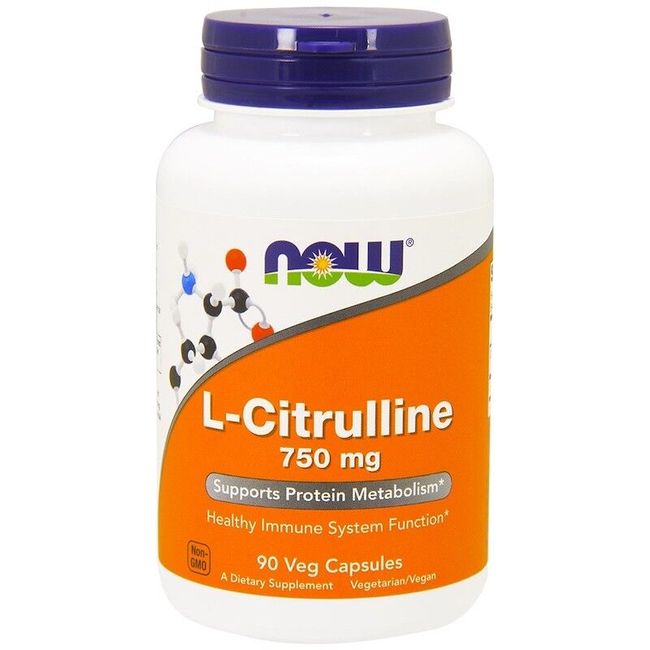 Now Foods - L-Citrulline, 750 mg, 90 Veg Capsules