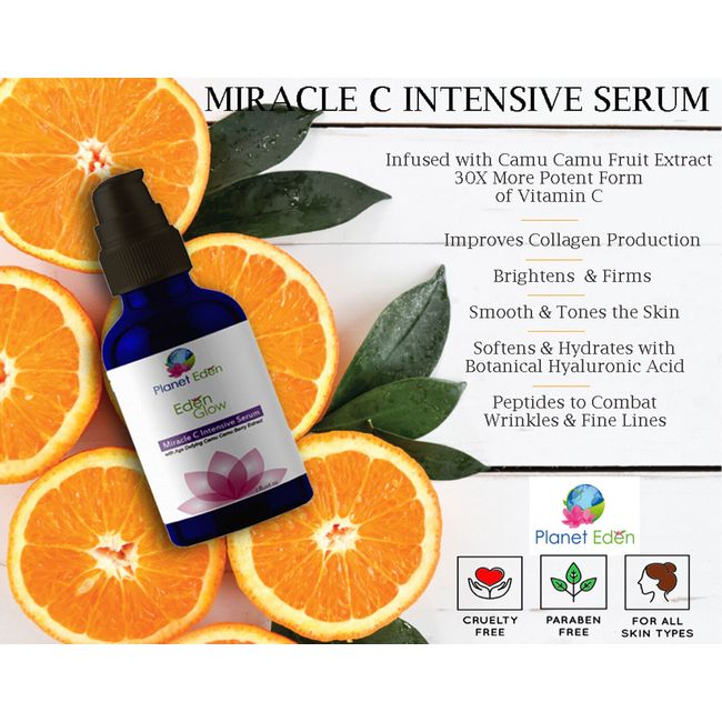 Vitamin C Serum With Camu Camu Extract -200% More Potent Vitamin C for Wrinkles