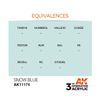 AK Interactive 3rd Gen Acrylic Snow Blue 17 ml