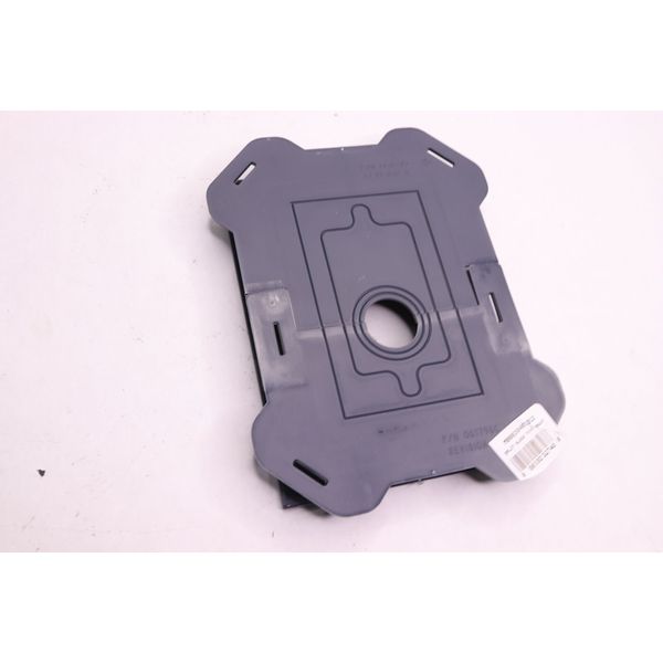 Vinyl Split Block Mini Mount Offset Indigo 5" x 6.75" OD 3.25" x 5" ID