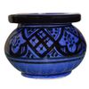 Ceramic Ashtrays Hand Made Moroccan smokeless Ceramic Vivid Colors Medium