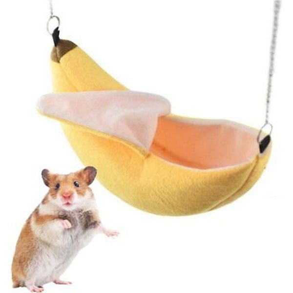 iSmarten Banana Hamster Bed House Hammock 20.0"L x 6.0"W x 6.0"Th,