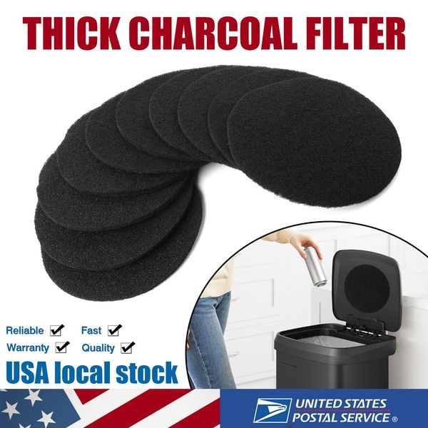 10 Pieces Activated Carbon Filters Compost Bin Filters - Extra Thick Indoor Comp