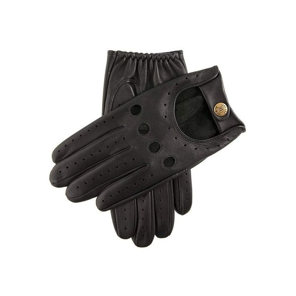 Dents Silverstone Men's Touchscreen Leather Driving Gloves BLACK M