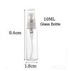 20Pcs Empty 10Ml Clear Fine Mist Atomizer Glass Bottle Spray Refillable Perfume