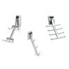 Kitchen Inventions 3-Case Pack TAG Hardware Ultimate Space-Saving Closet Organizer Cleat Rack Matte Aluminum