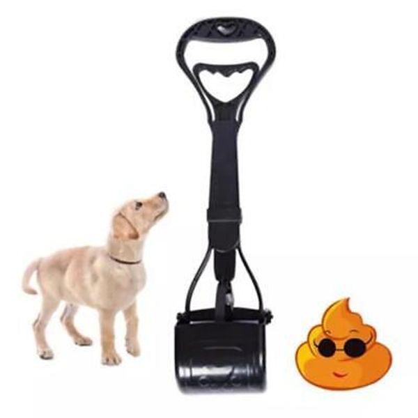 Heavy Duty Spring Loaded 17.7In Pet pooper Scooper Dog Droppings Picker Upper A9