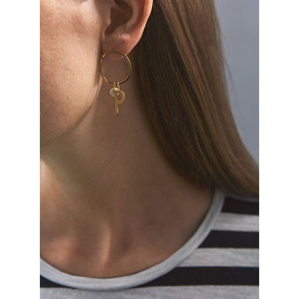 Design Letters Archetype Pendant 10 mm, A-Z (Gold) - A