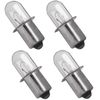 (4) Xenon Bulb Replacements for Milwaukee 49-81-0030 18 Volt