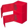 Ultimate Guard Twin Flip`n`Tray 200+ XenoSkin Monocolor Red