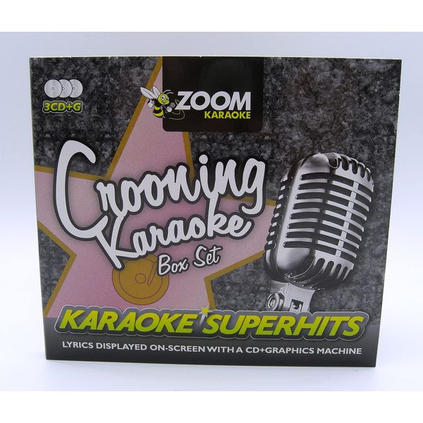Zoom Karaoke CD+G - Crooning Superhits - Triple CD+G Karaoke Pack