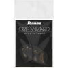Ibanez PPA18MSGBK Grip Wizard Series Sand Grip Pick [MEDIUM] 6 Pack Black